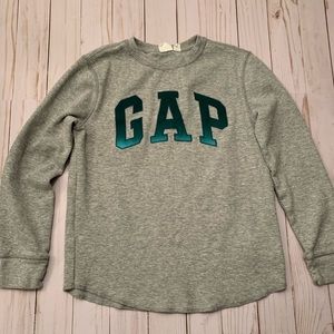 Gap Kids Logo Waffle Knit Shirt